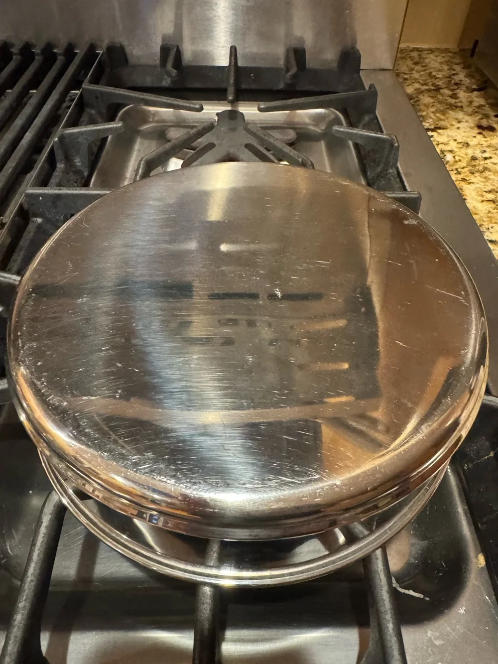 Simply Calphalon Stainless Steel Insert Pan with Clear Glass Lid (7.5” x 2”)